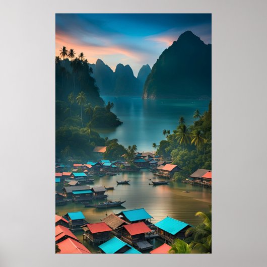 インドネシア魚釣り村 ポスター (正面)