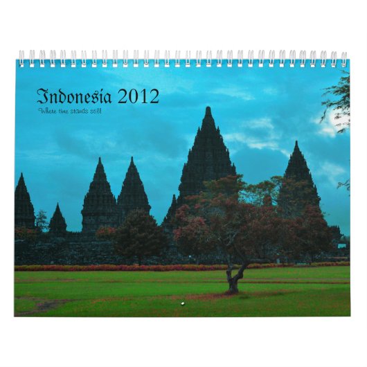 インドネシア2012年 カレンダー (カバー)