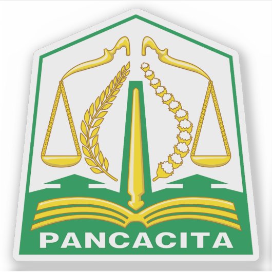 インドネシア、アチェ州の紋章 シール (正面)