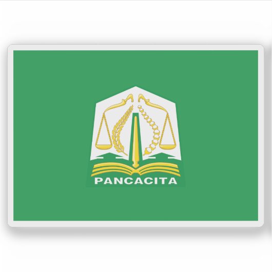 インドネシア・アチェ州旗 シール (正面)