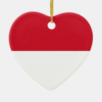 インドネシア-インドネシア国旗 セラミックオーナメント