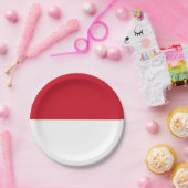 インドネシア（インドネシア）旗 ペーパープレート (パーティー)