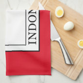 インドネシア キッチンタオル (四つ折り)