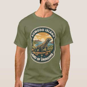 インドネシア コモド島国立公園 ヴィンテージ Tシャツ