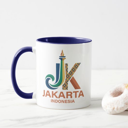 インドネシア ジャカルタ 東南アジア マグカップ (ドーナツ)