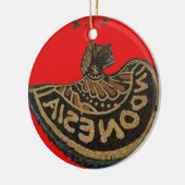 インドネシア ジャワ人形劇 文化的芸術 セラミックオーナメント (左)