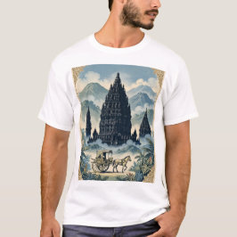 インドネシア・ジャワ島のヒンドゥー教寺院プランバナン Tシャツ