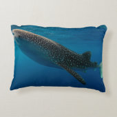 インドネシア,ジンベエザメのプロフィール アクセントクッション (裏面)