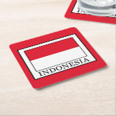 インドネシア スクエアペーパーコースター (アングル)