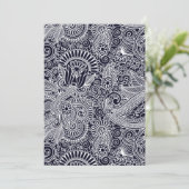 インドネシア バティック モチーフ T シャツ 招待状 (スタンド正面)