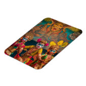 インドネシア・バリ仮面ダンサー マグネット (左側)