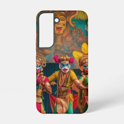 インドネシア バリ島の仮面舞踊 SAMSUNG GALAXYケース (裏面)