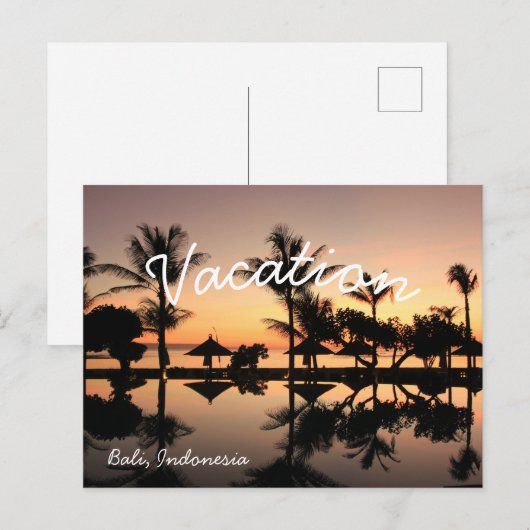 インドネシア バリ島 ポストカード (正面/裏面)