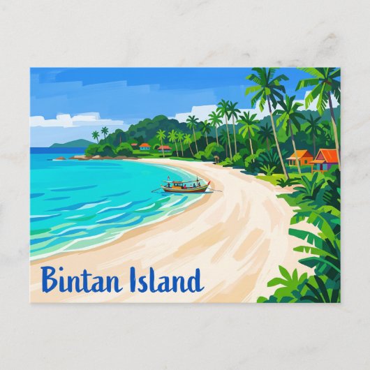 インドネシア ビンタン島 ポストカード (正面)