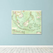 インドネシア、マレーシア キャンバスプリント (インサイチュ (ウッドフロア))