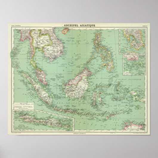 インドネシア、マレーシア ポスター (正面)