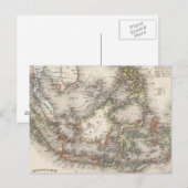 インドネシア、マレーシア ポストカード (正面/裏面)