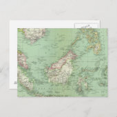 インドネシア、マレーシア ポストカード (正面/裏面)