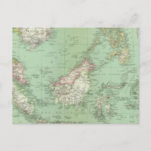 インドネシア、マレーシア ポストカード (正面)