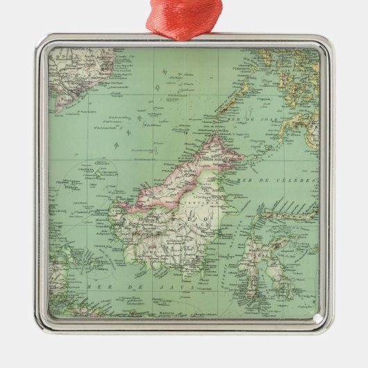 インドネシア、マレーシア メタルオーナメント (正面)