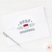 インドネシア ラウンドシール (封筒)