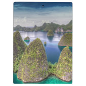 インドネシア ワヤグ島の風景 クリップボード (裏面)