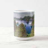 インドネシア ワヤグ島の風景 コーヒーマグカップ (中央)