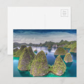 インドネシア,ワヤグ島の風景 ポストカード (正面/裏面)