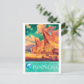 インドネシア、北スマトラのバタックビレッジ ポストカード (スタンド正面)