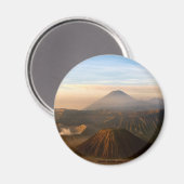 インドネシア：山ブロモ、ジャワ マグネット (正面/裏面)