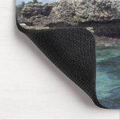 インドネシア。海岸沿いの岩層 マウスパッド (コーナー)