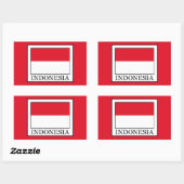 インドネシア 長方形シール (シート)
