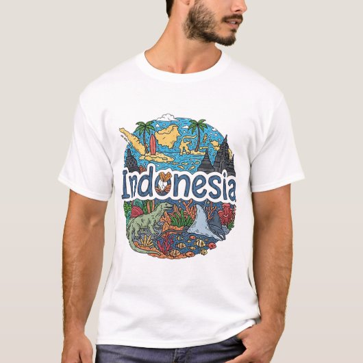 インドネシア Tシャツ (正面)