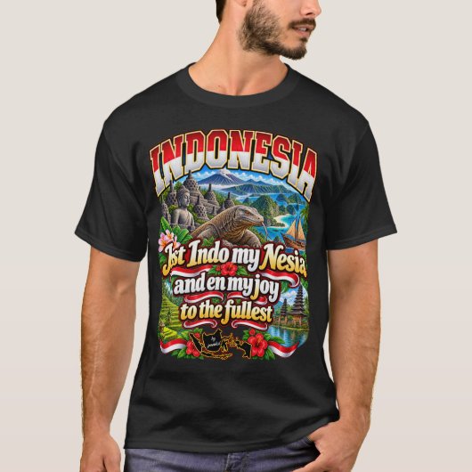 インドネシアTシャツ Tシャツ (正面)