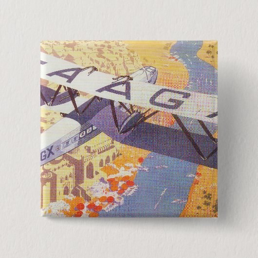 インドバイインペリアルエアウェイズ 缶バッジ (正面)