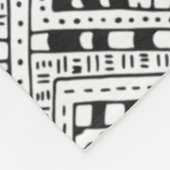 インドパターン落書き フリースブランケット (角)