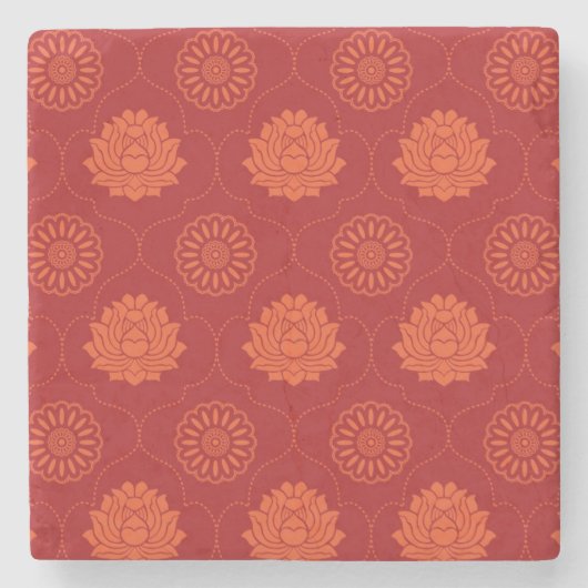 インドパターン ストーンコースター (正面)