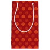 インドパターン スモールペーパーバッグ (正面)