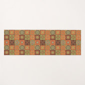 インドパターン ヨガマット (正面(横))