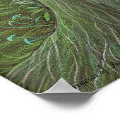 'インドプリンセス'アートポスター青銅マットuv ポスター (角)