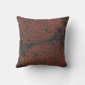 インドプリントペイズリーパターン クッション (裏面)