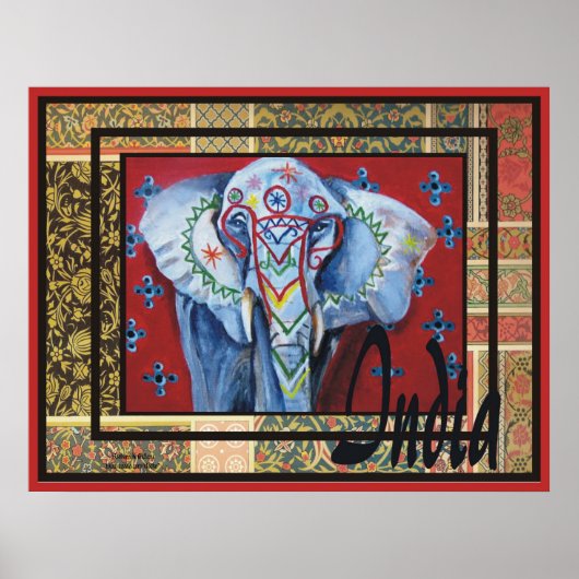 インドプリント#3 ポスター (正面)