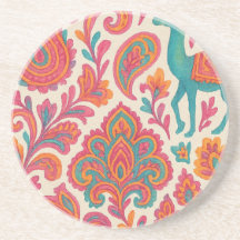 インドボヘミアカラフルジプシースタイル水彩画