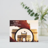 インドムンバイヴィンテージ観光旅行の追加 ポストカード (スタンド正面)