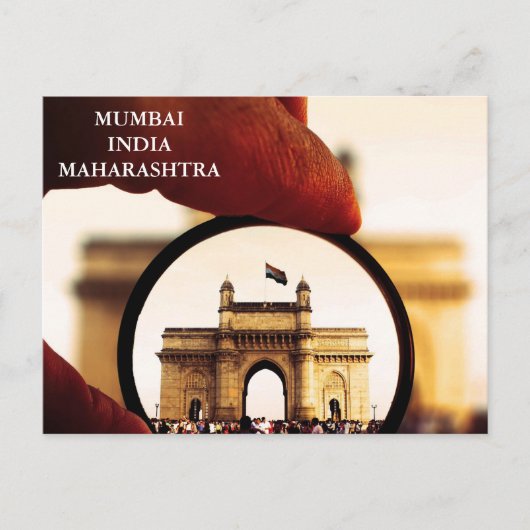インドムンバイヴィンテージ観光旅行の追加 ポストカード (正面)