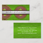 インドモダンディスクプロフェッショナル名刺 名刺 (正面/裏面)