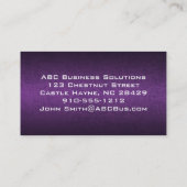 インドモダンペイズリープロフェッショナル名刺 名刺 (裏面)