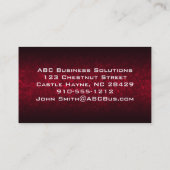 インドモダンペイズリー名刺 名刺 (裏面)