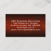 インドモダンペイズリー名刺 名刺 (裏面)