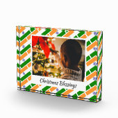 インドモダン国旗のクリスマス記念 フォトブロック (右)